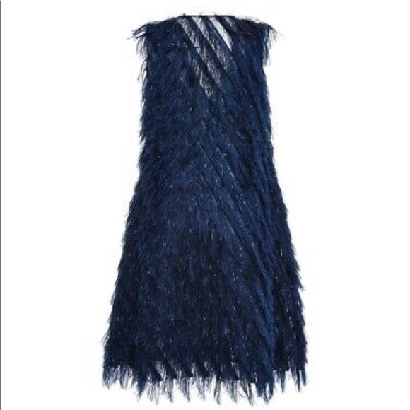 V-neck fringe dress by Martin Grant - Picture 2 of 6
